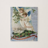 Weihnachten, Viktorianische Engel im Segelboot Puzzle (Vertikal)