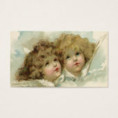 Weihnachten, Viktorianische Engel in den Wolken (Vorderseite)