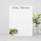 Weihnachten, Viktorianische Engel in den Wolken (Stehend Vorderseite)