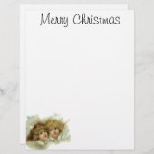 Weihnachten, Viktorianische Engel in den Wolken (Vorne/Hinten)