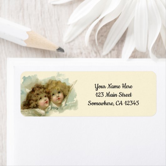 Weihnachten, Viktorianische Engel in den Wolken (Insitu)