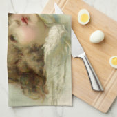 Weihnachten, Viktorianische Engel in den Wolken Handtuch (Viertel Falte)