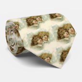 Weihnachten, Viktorianische Engel in den Wolken Krawatte (Gerollt)