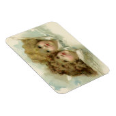 Weihnachten, Viktorianische Engel in den Wolken Magnet (Rechte Seite)