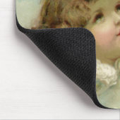 Weihnachten, Viktorianische Engel in den Wolken Mousepad (Ecke)