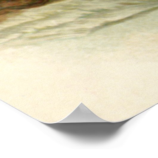 Weihnachten, Viktorianische Engel in den Wolken Poster (Ecke)