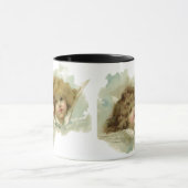 Weihnachten, Viktorianische Engel in den Wolken Tasse (Zentrum)