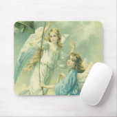 Weihnachten, Viktorianische Engel mit Glocke Mousepad (Mit Mouse)