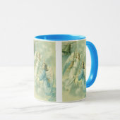 Weihnachten, Viktorianische Engel mit Glocke Tasse (VorderseiteRechts)