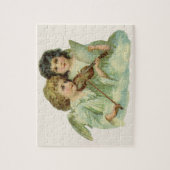 Weihnachten, Viktorianische Engel Musik Geige Puzzle (Vertikal)