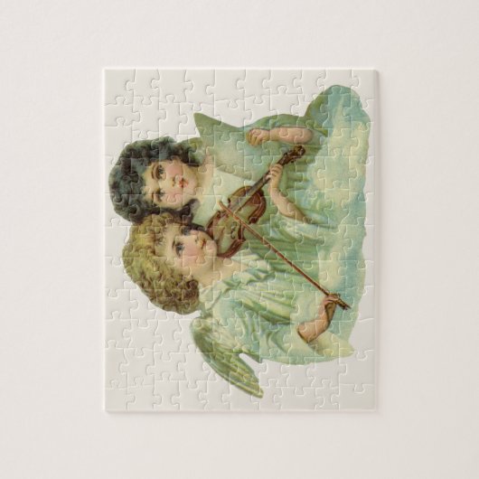 Weihnachten, Viktorianische Engel Musik Geige Puzzle (Vertikal)