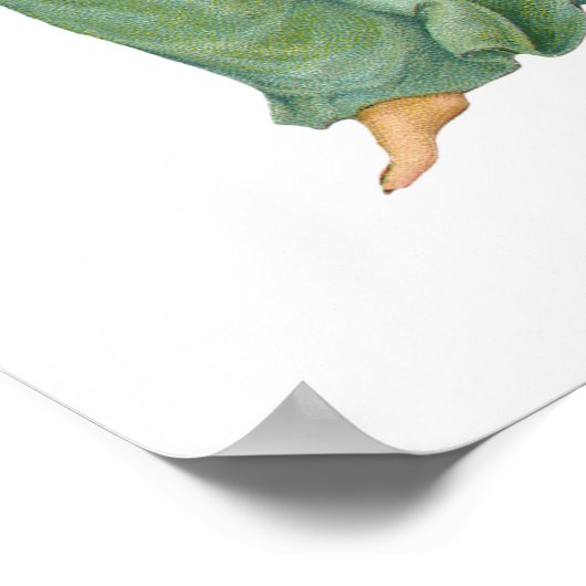 Weihnachten, Viktorianische Engel Poster (Ecke)