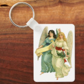 Weihnachten, Viktorianische Engel Schlüsselanhänger (Vorderseite)