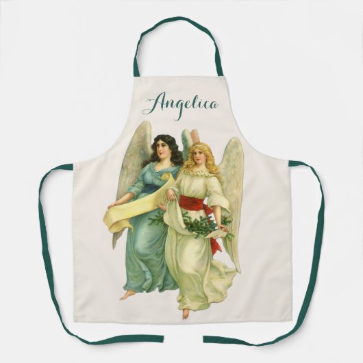 Weihnachten, Viktorianische Engel Schürze (Vorderseite)
