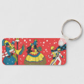 Weihnachten, Viktorianische Familie Schlüsselanhänger (Vorderseite)