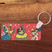 Weihnachten, Viktorianische Familie Schlüsselanhänger (Vorderseite)