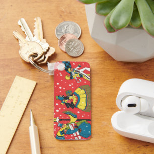 Weihnachten, Viktorianische Familie Schlüsselanhänger