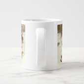 Weihnachten, Viktorianische Kinder Schlittenhund Jumbo-Tasse (Rückseite)