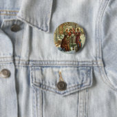 Weihnachten, Viktorianische Musiker Caroling Button (Beispiel)