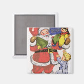 Weihnachten, Viktorianische Weihnachtskarte Magnet (Vorderseite/Rückseite)