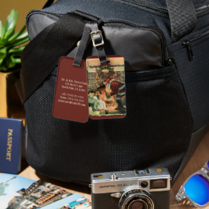 Weihnachten, Viktorianische Weihnachtskinder Gepäckanhänger