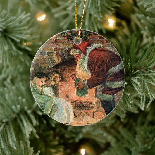 Weihnachten, Viktorianische Weihnachtskinder Keramikornament (Baum)