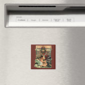 Weihnachten, Viktorianische Weihnachtskinder Magnet (In Situ (Geschirrspüler))