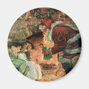 Weihnachten, Viktorianische Weihnachtskinder Magnet