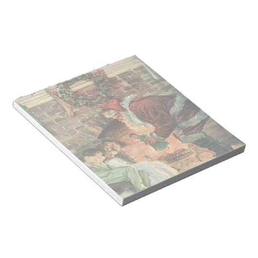 Weihnachten, Viktorianische Weihnachtskinder Notizblock (angewinkelt)