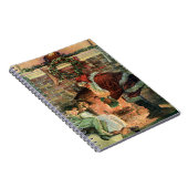 Weihnachten, Viktorianische Weihnachtskinder Notizblock (Rechte Seite)