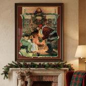 Weihnachten, Viktorianische Weihnachtskinder Poster