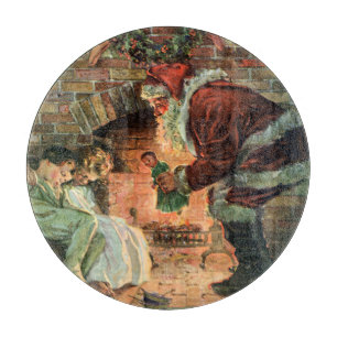 Weihnachten, Viktorianische Weihnachtskinder Schneidebrett