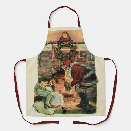 Weihnachten, Viktorianische Weihnachtskinder Schürze (Vorderseite)