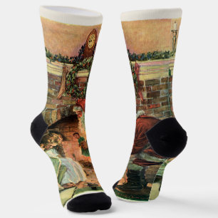 Weihnachten, Viktorianische Weihnachtskinder Socken