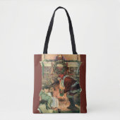 Weihnachten, Viktorianische Weihnachtskinder Tasche (Vorderseite)