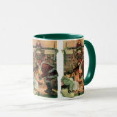 Weihnachten, Viktorianische Weihnachtskinder Tasse (VorderseiteRechts)