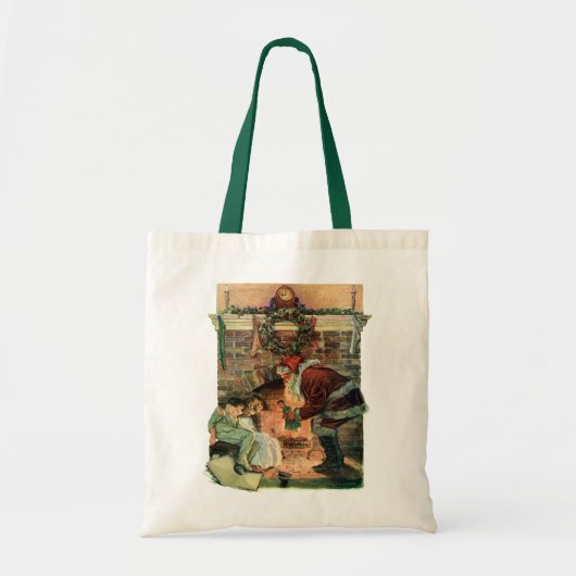 Weihnachten, Viktorianische Weihnachtskinder Tragetasche (Vorne)