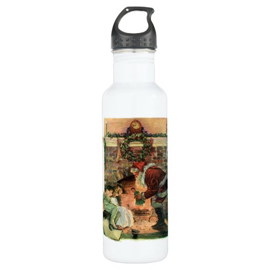 Weihnachten, Viktorianische Weihnachtskinder Trinkflasche (Vorderseite)