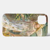 Weihnachten, Viktorianischer Engel mit Baum Case-Mate iPhone Hülle (Rückseite (Horizontal))