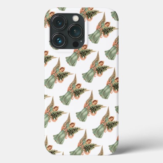 Weihnachten, Viktorianischer Engel mit Baum Case-Mate iPhone Hülle (Rückseite)