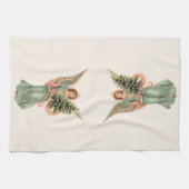 Weihnachten, Viktorianischer Engel mit Baum Geschirrtuch (Horizontal)