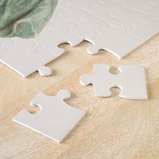 Weihnachten, Viktorianischer Engel mit Baum Puzzle (Seite)