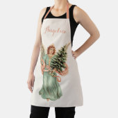 Weihnachten, Viktorianischer Engel mit Baum Schürze (InSitu)