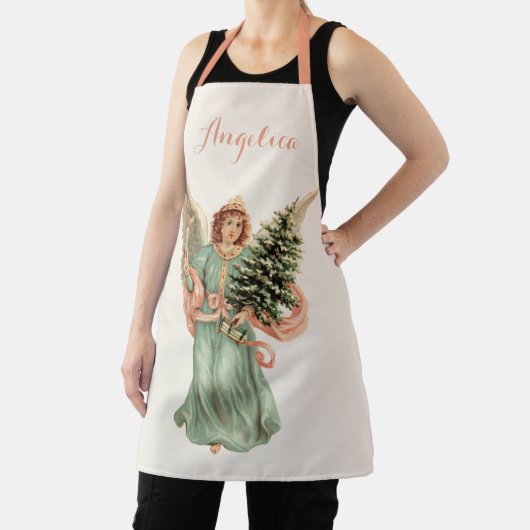 Weihnachten, Viktorianischer Engel mit Baum Schürze (InSitu)
