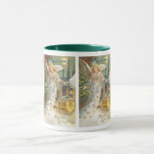 Weihnachten, Viktorianischer Engel mit Baum Tasse (Zentrum)