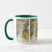 Weihnachten, Viktorianischer Engel mit Baum Tasse (Links)