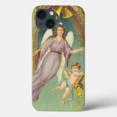 Weihnachten, Viktorianischer Engel mit Cherub Case-Mate iPhone Hülle (Rückseite)