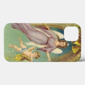 Weihnachten, Viktorianischer Engel mit Cherub Case-Mate iPhone Hülle (Rückseite (Horizontal))