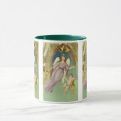 Weihnachten, Viktorianischer Engel mit Cherub Tasse (Zentrum)