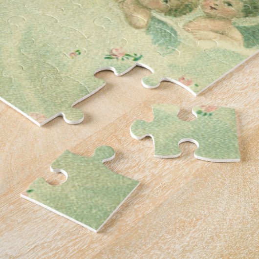 Weihnachten, Viktorianischer Engel mit dem Jungen  Puzzle (Seite)